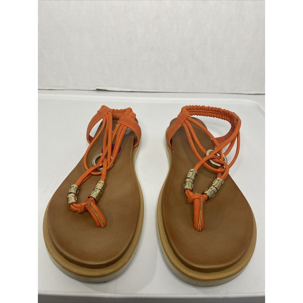 ME TOO ORANGE SANDLE SIZE 6.5 WOMANS